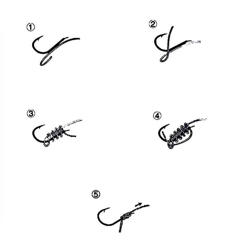 50pcs/Box Barbed High Carbon Steel Fishing Hooks Sea Worm Carp Single Circle Hook Set Fly Fishing Accessories Tackle  Fishhook