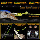 JOF 4 Strands Fishing Line 300/100M Braided PE Fishing Strong Fishing Line Multifilament Durable Fishing Line Tool