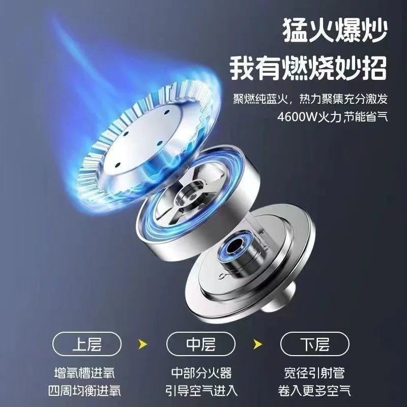 Fogão a gás portátil dobrável para camping, ideal para mochileiros, turistas, para cozinhar, fazer trilhas e piqueniques. 4600W