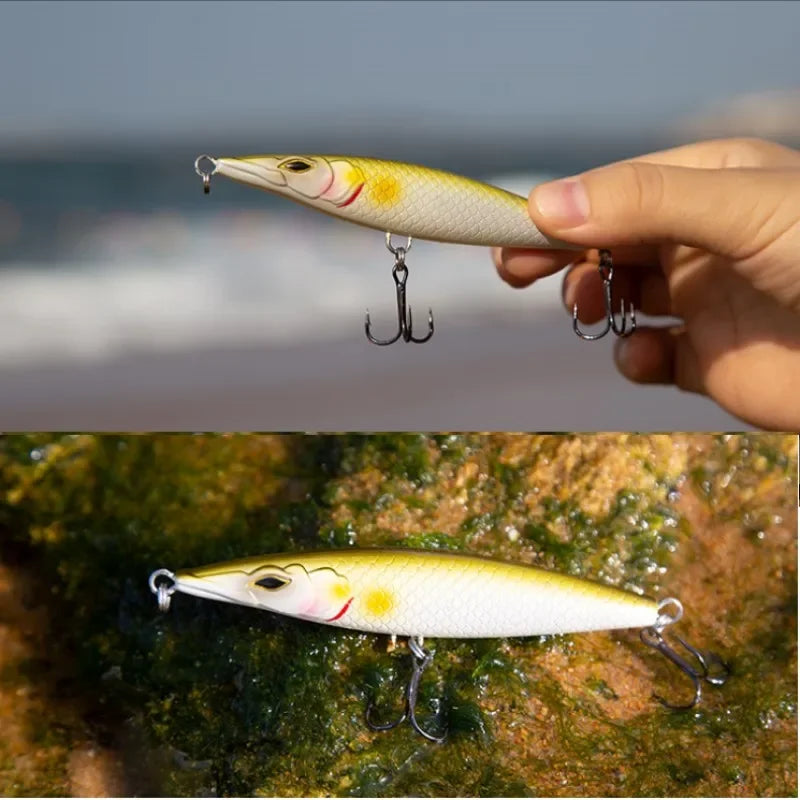 Teknik Fishing Lure 2024 Floating Pencil Bait 90/110/130mm Stickbait Asturies Wobbler Topwater asturie Lures for seabass bonitos