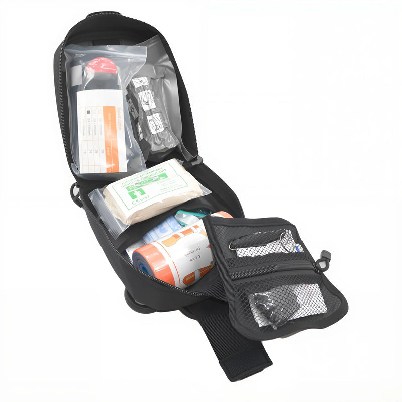 Outdoor Survival First Aid Kit with Molle Bag Medical Emergency IFAK Military Tourniquet Bleeding Control Israel Bandage