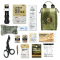 Rhino Rescue 002M First Aid Kit Camping IFAK Pouch With Molle,Survival Pouch For Camping Hiking And Fishing Outdoor Hiking  Kit