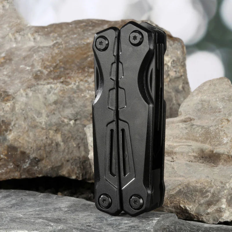 14 in 1 Tactical Multi-functional with Folding Pliers Bottle Opener Knife - EDC Pocket Gear for Outdoor Hiking Camping Survival