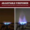 Fogão a gás portátil dobrável para camping, ideal para mochileiros, turistas, para cozinhar, fazer trilhas e piqueniques. 3500W