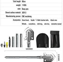 Outdoor Tactical Camping Multitool Shovel Folding Lifter Mounted Shovel Fishing snowflake multi Camping survival Military Tool