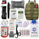 Outdoor Survival First Aid Kit with Molle Bag Medical Emergency IFAK Military Tourniquet Bleeding Control Israel Bandage