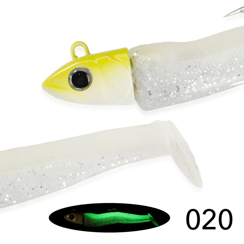Hunthouse Black Minnow 7g/12g/25g/40g/60g/90g/120g Easy Shiner Fishing Lure Soft Lure Jig Bait Bass Pike Fishing Leurre Souple