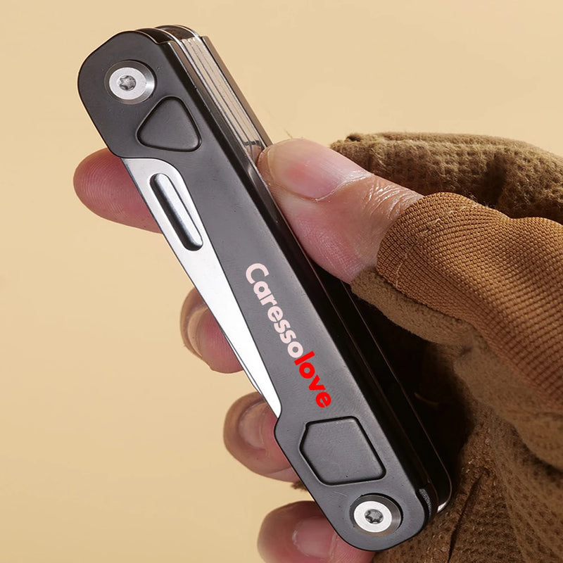 45HRC Portable Multitool Pocket Knife Survival Camping Folding knife Scissors Saw EDC Hand Tools Outdoor Tactical Utility Knife