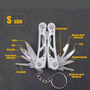 Folding Multi-tool Pocket Knife Pliers Mini Portable Fold Outdoor Hunting Rescue Survival Tactical Multipurpose Repair Tool