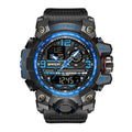 Relógio Digital Masculino SANDA 3133, Estilo Militar Esportivo, Cronômetro, Quartzo, Marca de Luxo, LED, Resistente à Água, Relógio Eletrônico Masculino