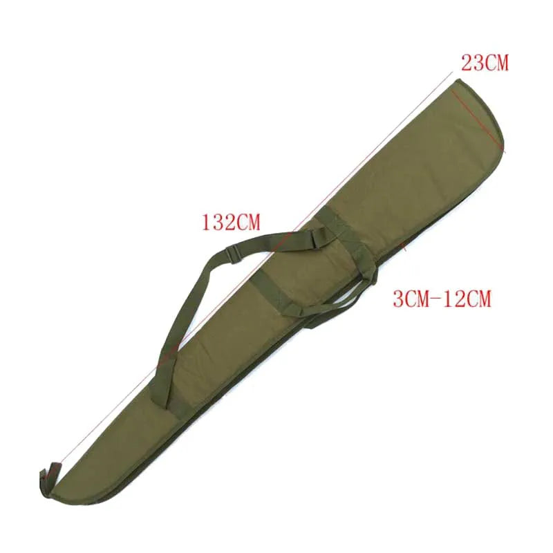 Bolsa para armas de caça ao ar livre, com suporte de ombro para espingarda, rifle de precisão, equipamento de tiro tático, bolsa para rifle de combate de ar comprimido.