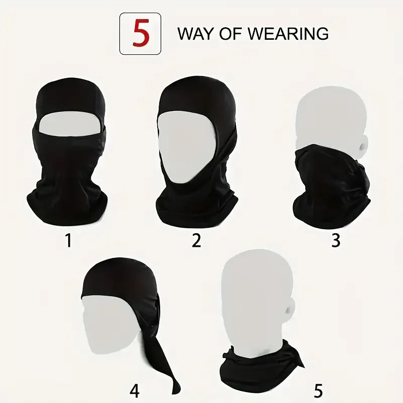 Balaclava camuflada para ciclismo, máscara facial completa para esportes ao ar livre, caça, caminhadas, esqui, máscara interna para capacete de motociclismo.
