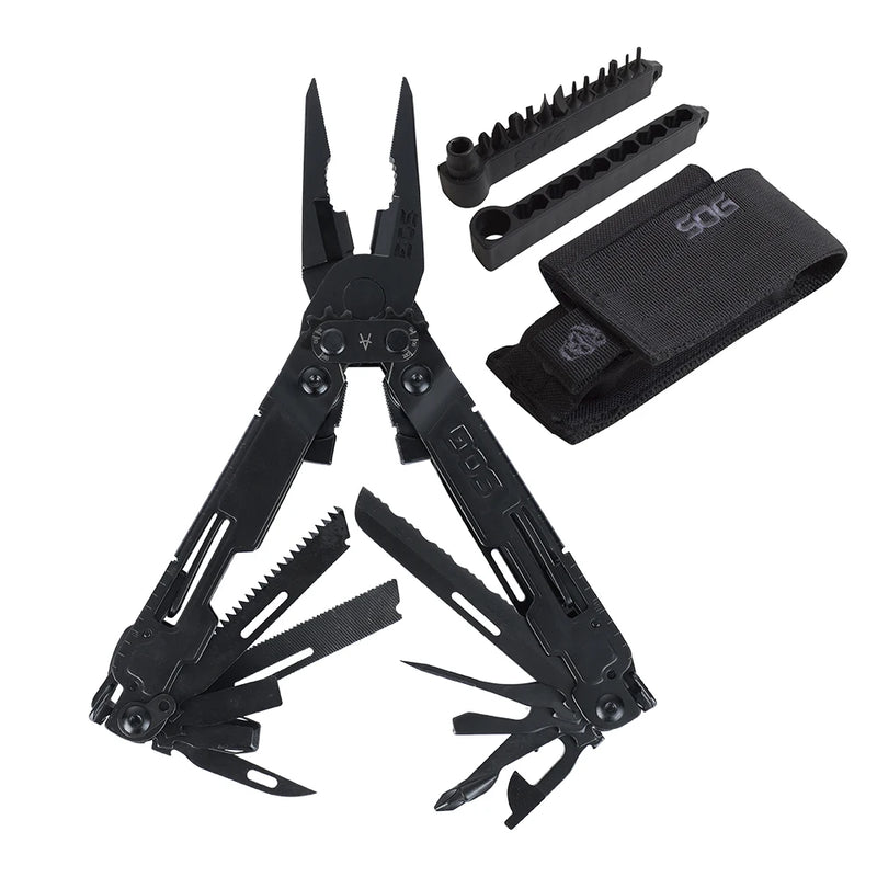 SOG 21 in 1 PowerAccess Multifunctional Folding Tactical Pliers EDC Pocket Multitoos Outdoor Survival Camping Supplies-PA2002-CP