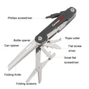 45HRC Portable Multitool Pocket Knife Survival Camping Folding knife Scissors Saw EDC Hand Tools Outdoor Tactical Utility Knife