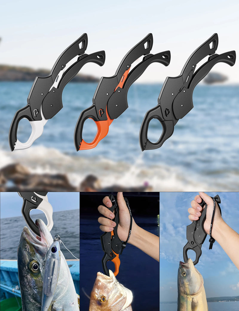Pullther Fishing Gripper Pliers 45KG Strong Load-bearing Capacity Fish Lip Clip Grip Controller Fiberglass Grabber Tackle Tools
