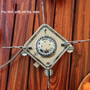 Fogão portátil dobrável à prova de vento para camping, mochileiro, trilhas, piqueniques e churrascos.