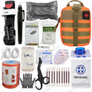 Outdoor Survival First Aid Kit with Molle Bag Medical Emergency IFAK Military Tourniquet Bleeding Control Israel Bandage