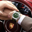 Relógio militar masculino POEDAGAR de alta qualidade, à prova d'água, com luz, data, estilo moderno, pulseira de nylon e couro, movimento de quartzo.