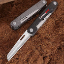 45HRC Portable Multitool Pocket Knife Survival Camping Folding knife Scissors Saw EDC Hand Tools Outdoor Tactical Utility Knife