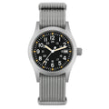 Relógio militar Militado ML05 com movimento de quartzo Ronda 515, cristal de safira abaulado com revestimento antirreflexo de alta transparência e luminescência, 38 mm, estilo vintage.