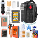 Survival Gear with Molle System Survival Kit First Aid Compatible Bag Earthquake Outdoor IFAK EDC Hiking Hunting Gifts for Men