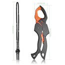 Pullther Fishing Gripper Pliers 45KG Strong Load-bearing Capacity Fish Lip Clip Grip Controller Fiberglass Grabber Tackle Tools