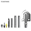 Outdoor Tactical Camping Multitool Shovel Folding Lifter Mounted Shovel Fishing snowflake multi Camping survival Military Tool