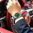 Relógio de luxo POEDAGAR para homem, em aço inoxidável, com data e dia da semana, movimento de quartzo, à prova d'água, luminoso, estilo militar, de alta qualidade.