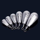 50pcs/set Fishing Weight Sinkers 3.5g 5g 7g 10g 14g Soft Bait Sinker Bass Fishing Tackle Accessories Tool for Free Slide Fishing