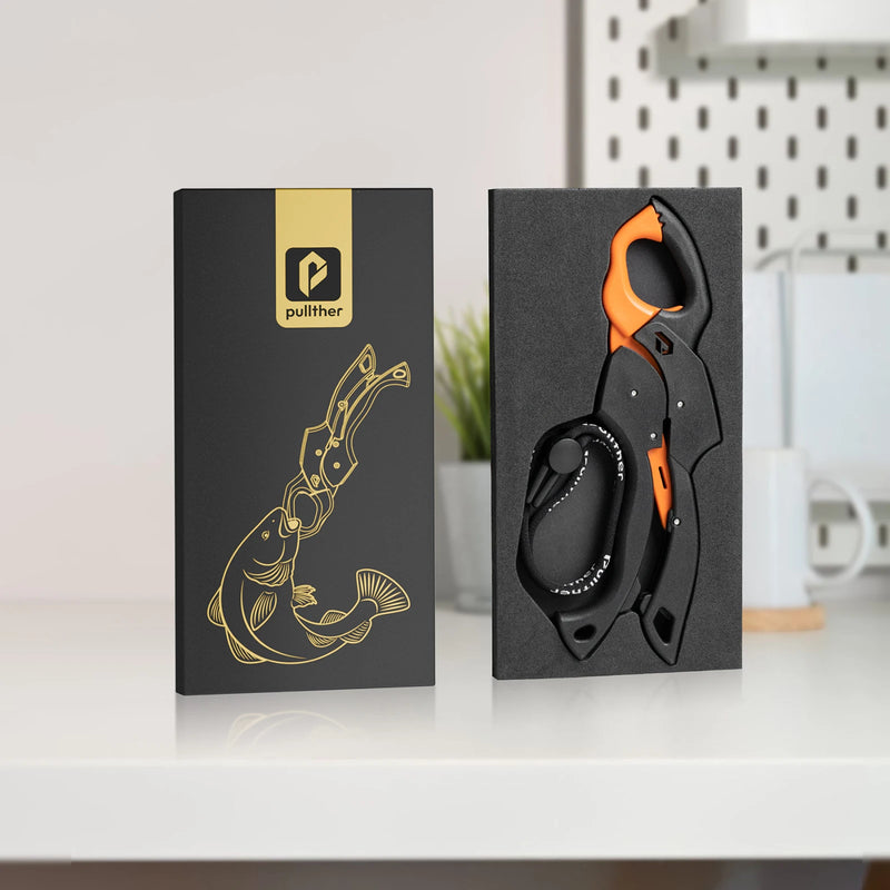 Pullther Fishing Gripper Pliers 45KG Strong Load-bearing Capacity Fish Lip Clip Grip Controller Fiberglass Grabber Tackle Tools