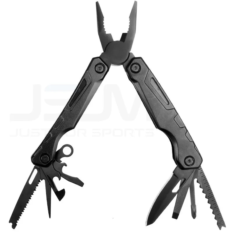 14 in 1 Tactical Multi-functional with Folding Pliers Bottle Opener Knife - EDC Pocket Gear for Outdoor Hiking Camping Survival