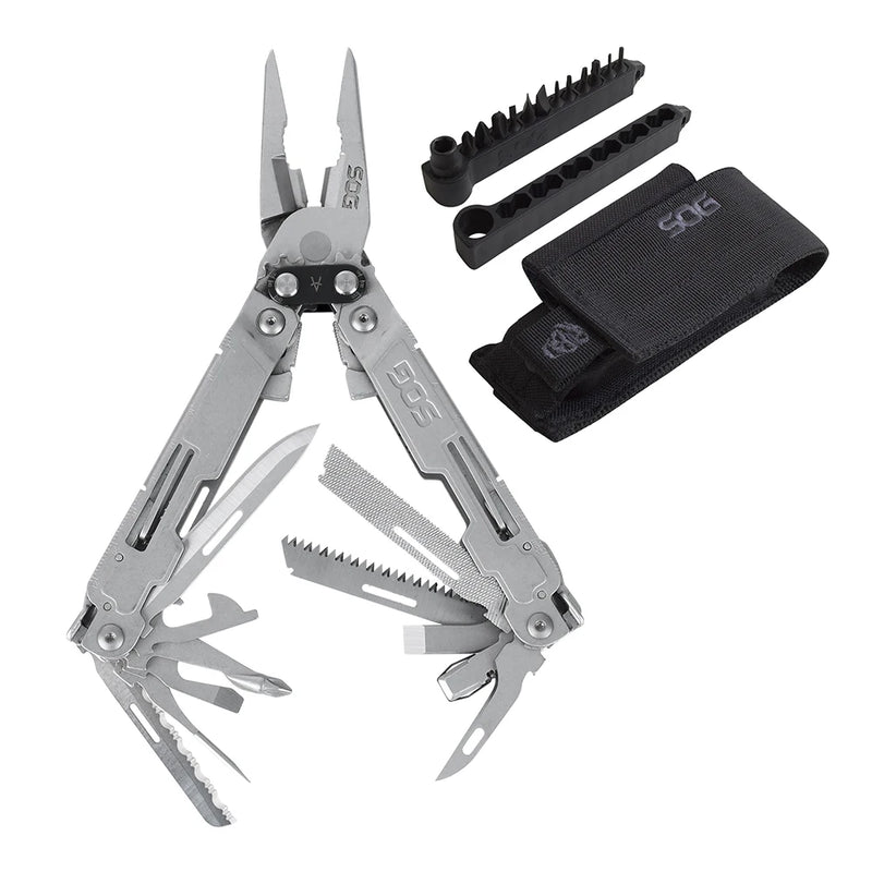 SOG 21 Tools PowerAccessDeluxe Multi-tool Folding Pliers Pocket Knives Portable Tactical EDC Outdoor Camping Survival Multi Tool