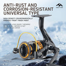 HAUT TON 1000-7000 Series Spinning Fishing Reel 12kg Max Drag 5.2:1 Gear Ratio One-click Folding Rocker Arm For FreshwateFishing