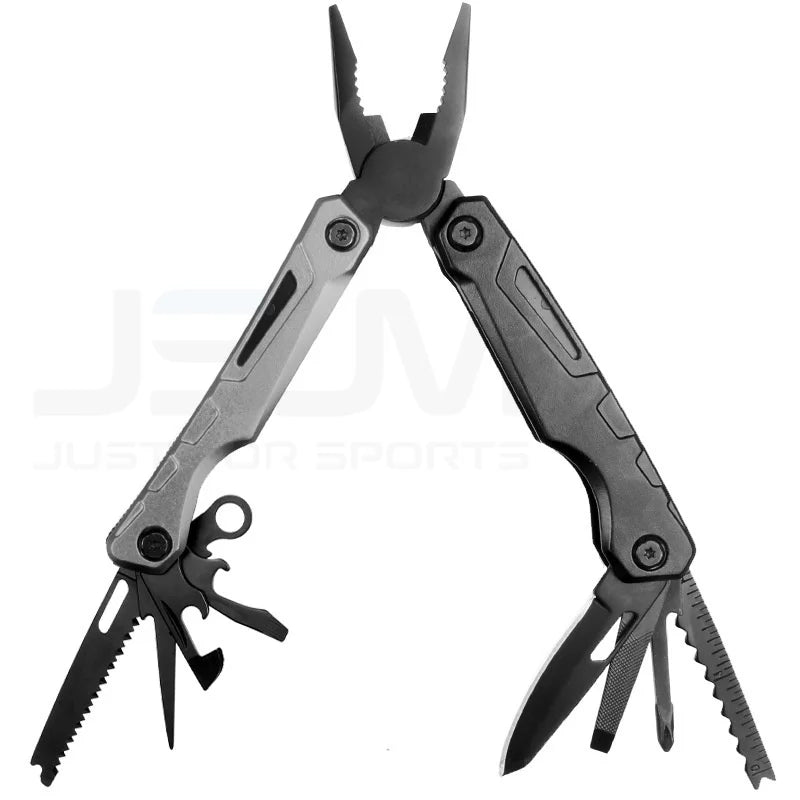 14 in 1 Tactical Multi-functional with Folding Pliers Bottle Opener Knife - EDC Pocket Gear for Outdoor Hiking Camping Survival