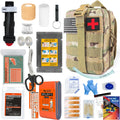 Survival Gear with Molle System Survival Kit First Aid Compatible Bag Earthquake Outdoor IFAK EDC Hiking Hunting Gifts for Men