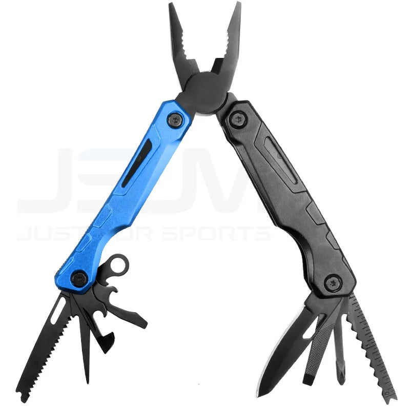 14 in 1 Tactical Multi-functional with Folding Pliers Bottle Opener Knife - EDC Pocket Gear for Outdoor Hiking Camping Survival