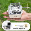 Fogão a gás portátil dobrável para camping, ideal para mochileiros, turistas, para cozinhar, fazer trilhas e piqueniques. 4600W