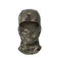 Balaclava camuflada para ciclismo, máscara facial completa para esportes ao ar livre, caça, caminhadas, esqui, máscara interna para capacete de motociclismo.