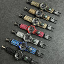 Relógio de pulso masculino multifuncional para atividades ao ar livre, com bússola, à prova d'água, movimento de quartzo LED e tecnologia digital.