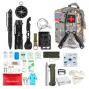 Kit de primeiros socorros de sobrevivência, conjunto completo de sobrevivência com sistema Molle, equipamento para atividades ao ar livre, kit de emergência, bolsa para traumas, kit de primeiros socorros individual para camping, trilhas e aventuras.