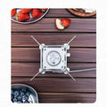 Fogão a gás portátil dobrável para camping, ideal para mochileiros, turistas, para cozinhar, fazer trilhas e piqueniques. 4600W