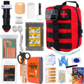 Survival Gear with Molle System Survival Kit First Aid Compatible Bag Earthquake Outdoor IFAK EDC Hiking Hunting Gifts for Men