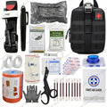 Outdoor Survival First Aid Kit with Molle Bag Medical Emergency IFAK Military Tourniquet Bleeding Control Israel Bandage