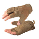 Tactical Fingerless Gloves Sports Airsoft Combat Paintball Shooting Hunting Driving Work Non-slip Anti-sweat Half Finger Men