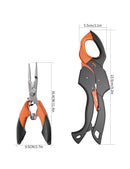 Pullther Fishing Tools Set Pliers Line Stainless Steel Scissors Multifunctional Fish Lip Clip Gripper Grip Hook Remover Tackle